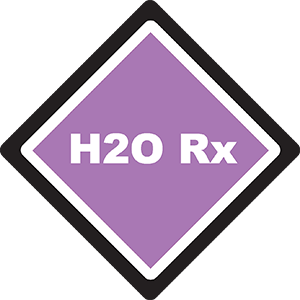 H20 Rx logo.
