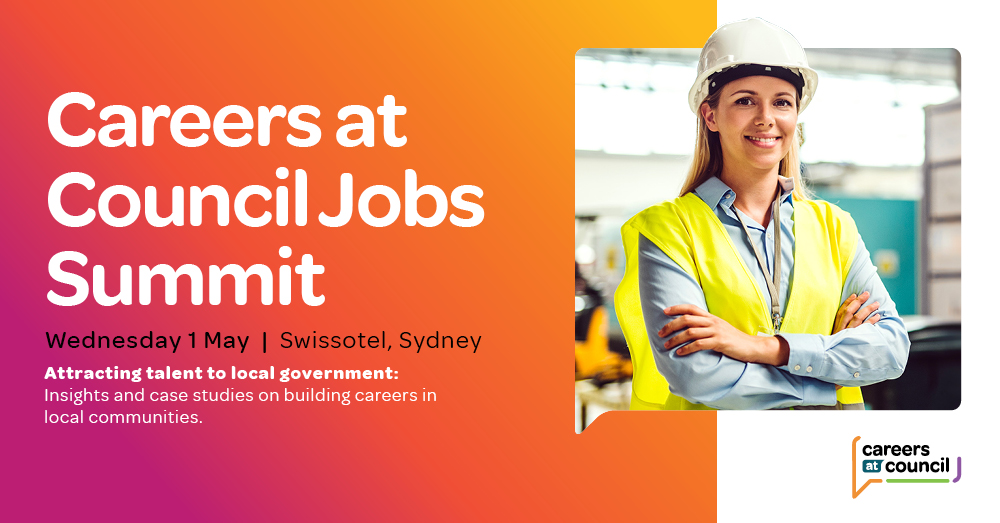 Page banner promoting the Careers at Council Jobs Summit