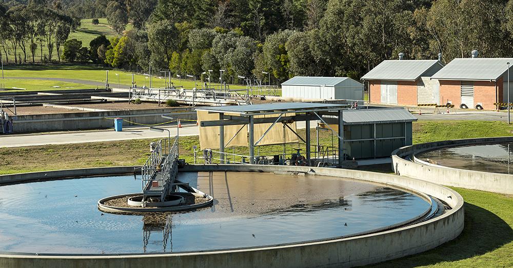A water treatment plant