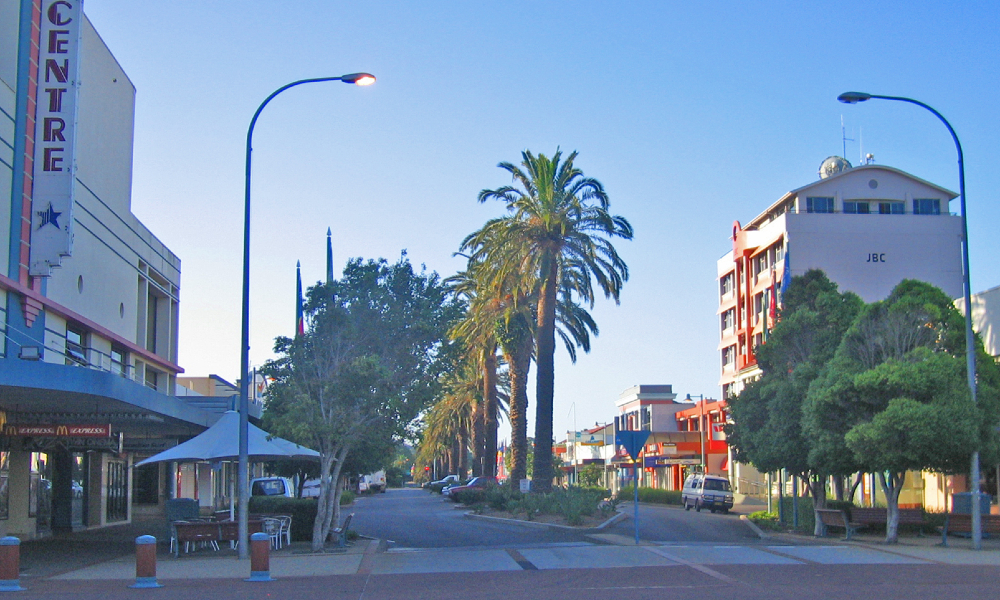Port Macquarie main street.