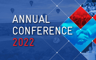 Graphics art that reads "Annual Conference 2022".