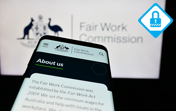 Image of the Fair Work Commission wesite.