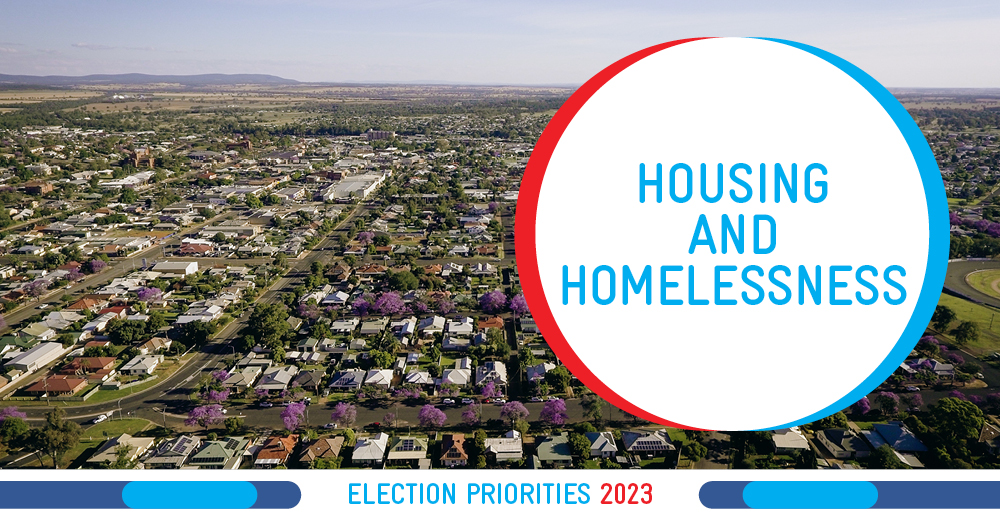 Election Priorities 2023 page banner - housing and homlessness.